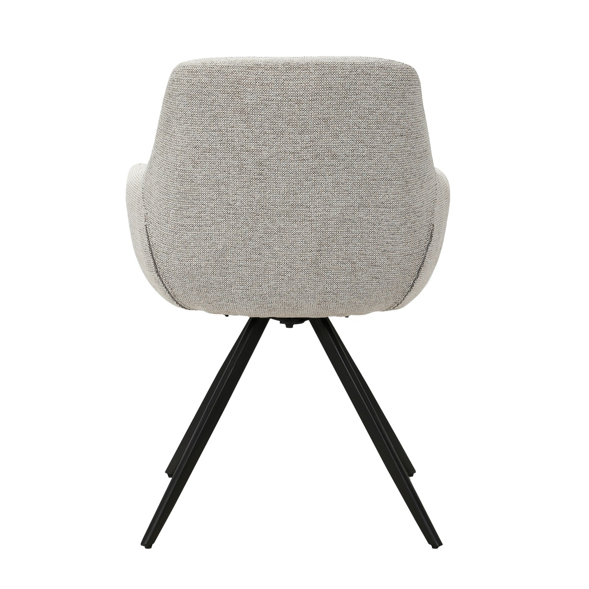 Esszimmerstuhl Doreen drehbar Stoff natur beige