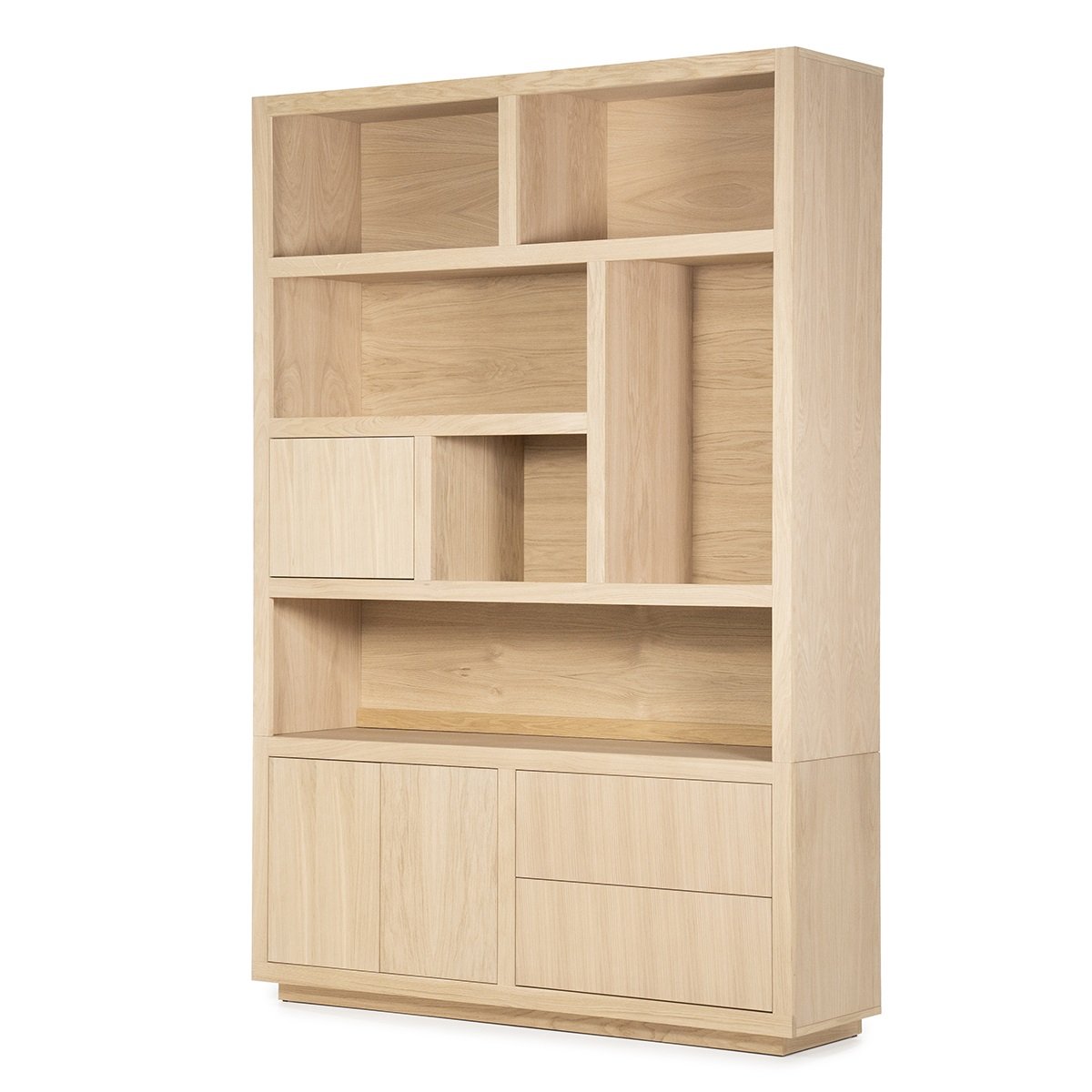 Bücherschrank Helsinki B 150 cm Eiche Brauntöne