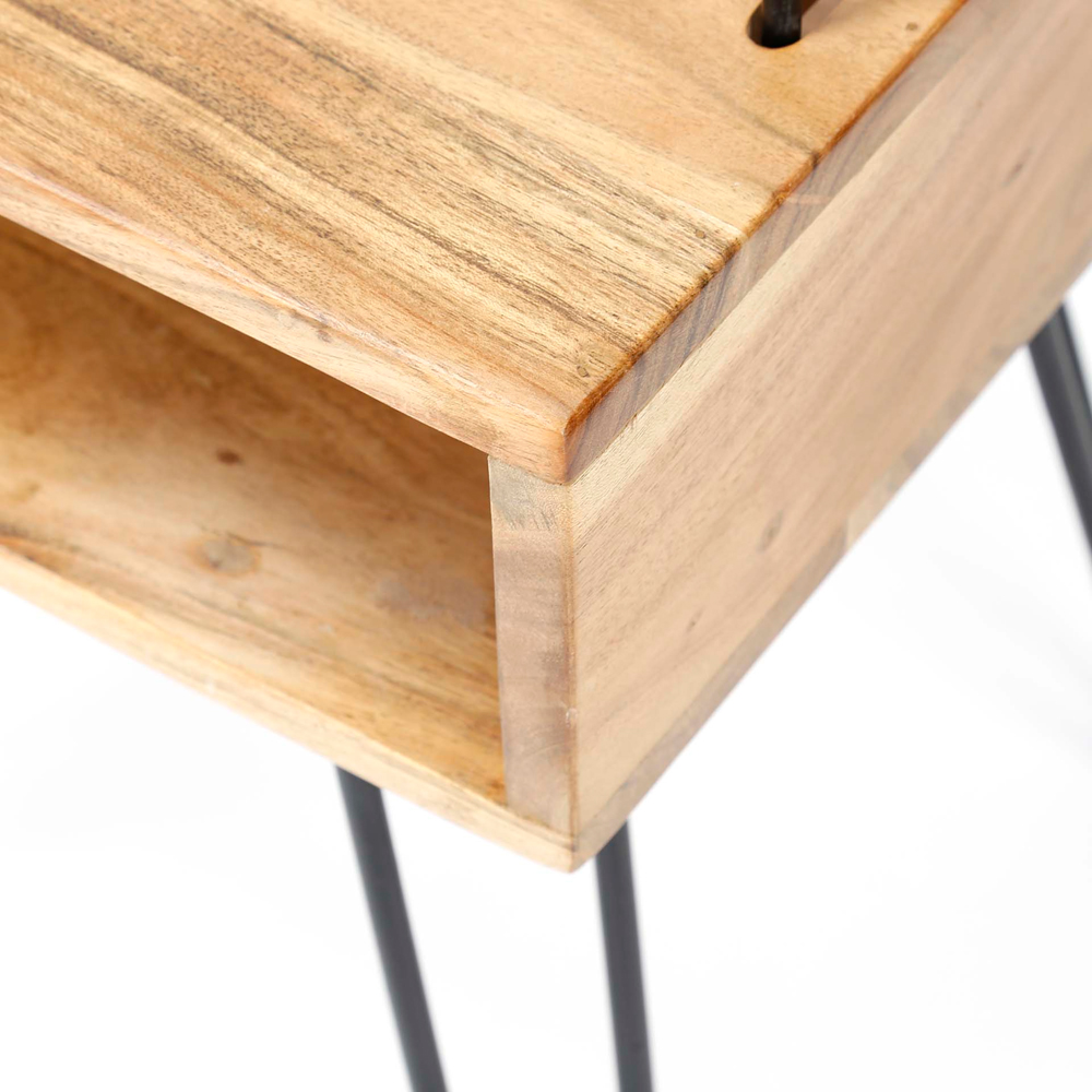Nachttisch Beistelltisch Monto aus Akazien Holz