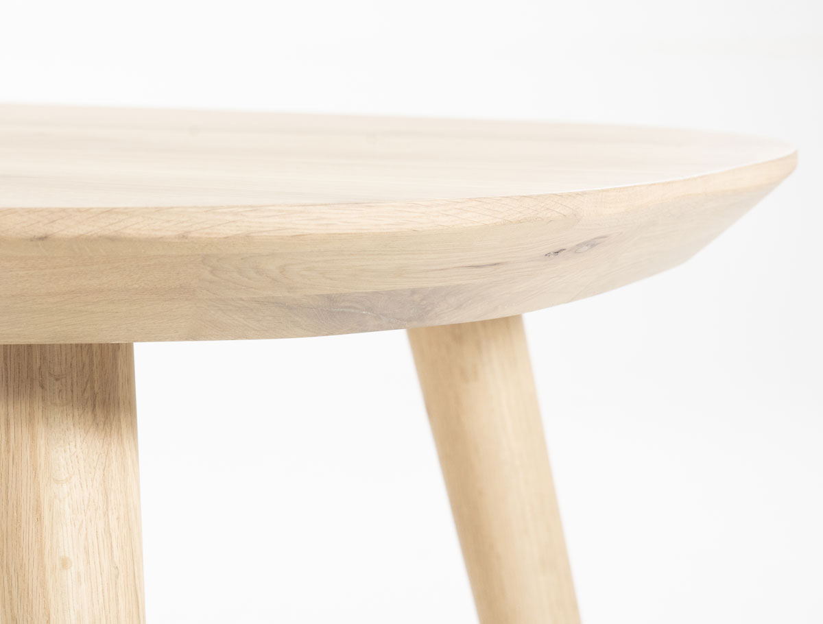 Esstisch Elijah oval 300 x 100 cm Braun Eiche hellbraun