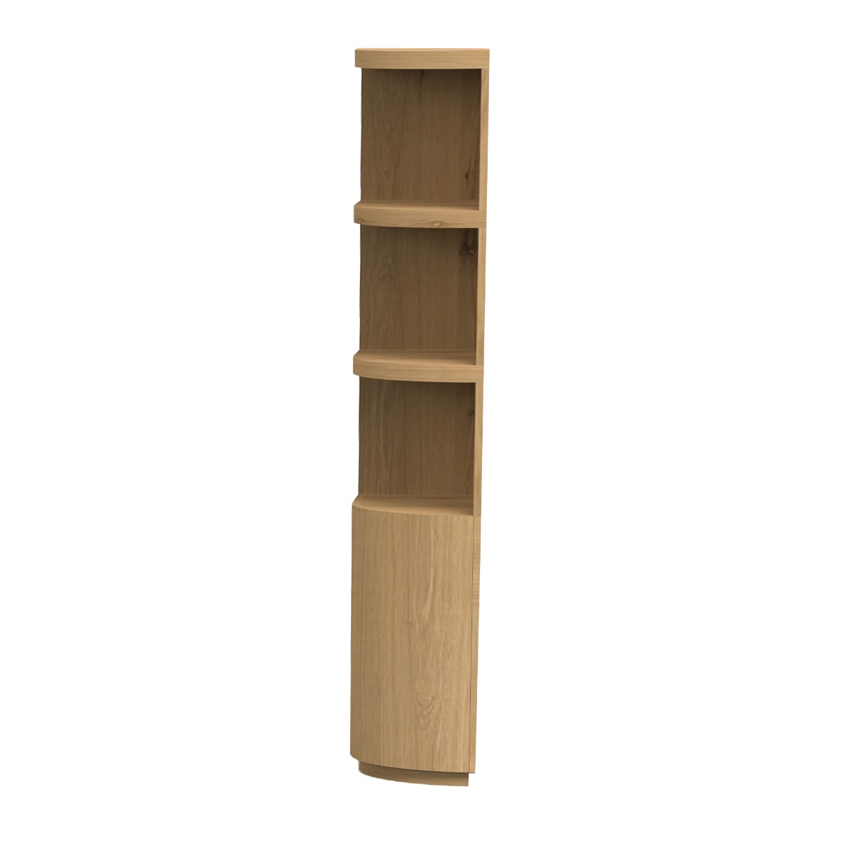 Schrank Regal Novero B 145 cm Eichenholzfurnier hellbraun