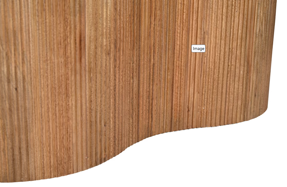 Esstisch MARSEILLE 250 cm oval Mango Holz natur hellbraun
