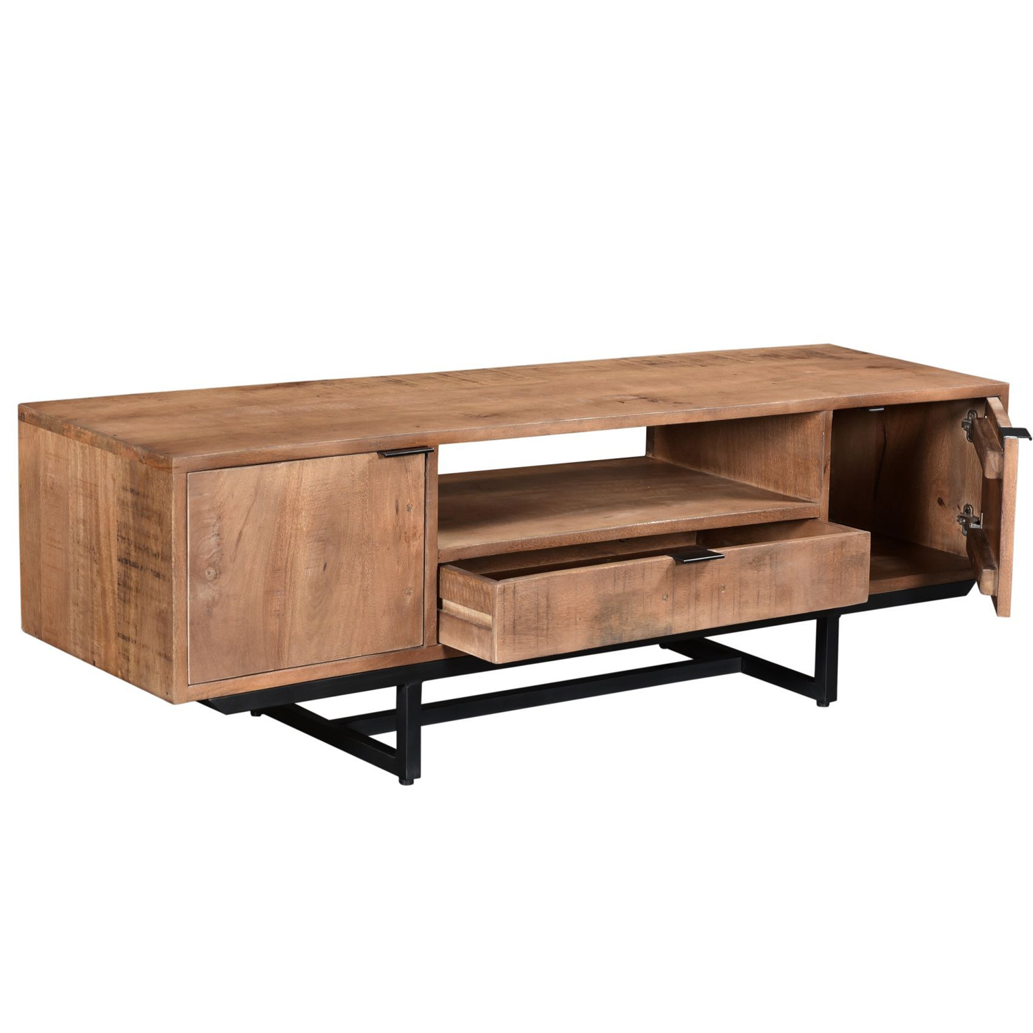 Industrii Vintage Lowboard TV Möbel Valdez B 150 cm Mango Holz