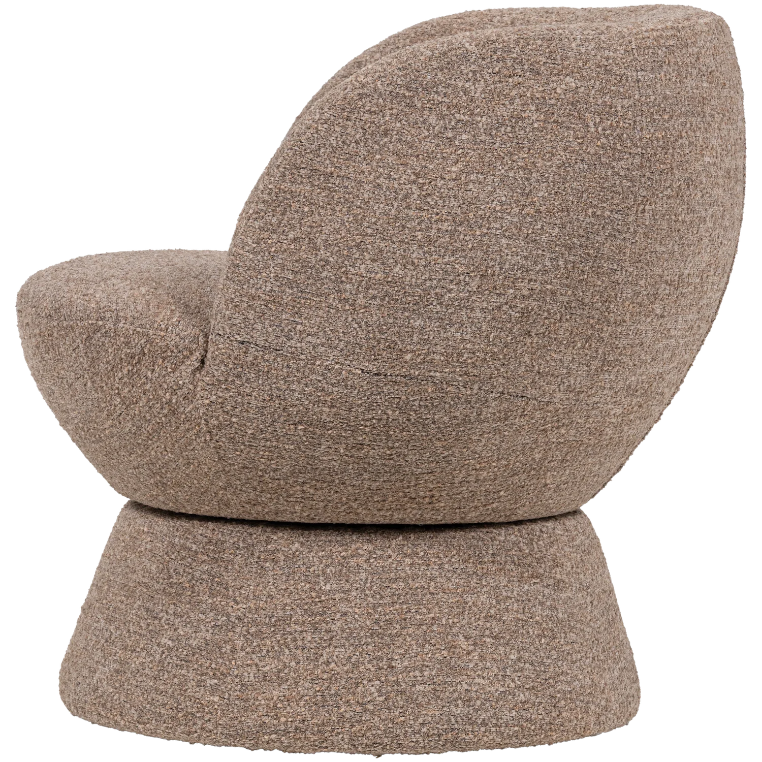 Sessel SHUFFLE Drehsessel Webstoff Melange braun