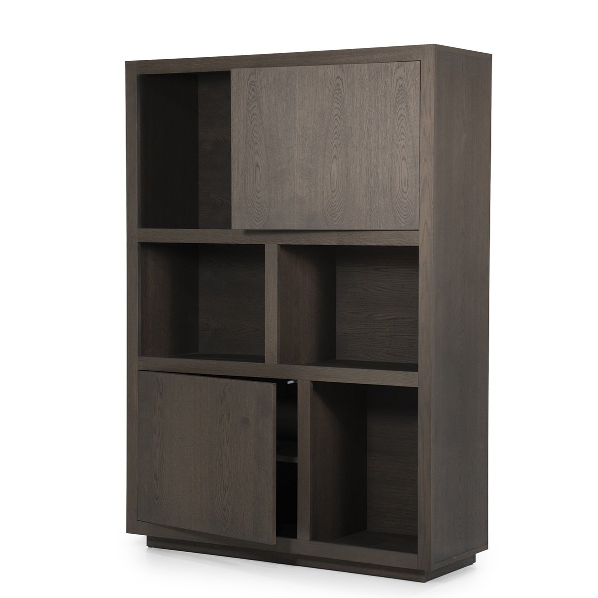 Schrank Bücherschrank Helsinki H 170 cm Eiche braun