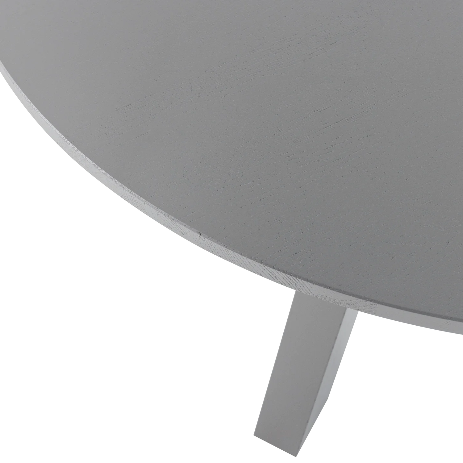 Esstisch RHONDA rund Ø 129 cm Eiche warmgrau  