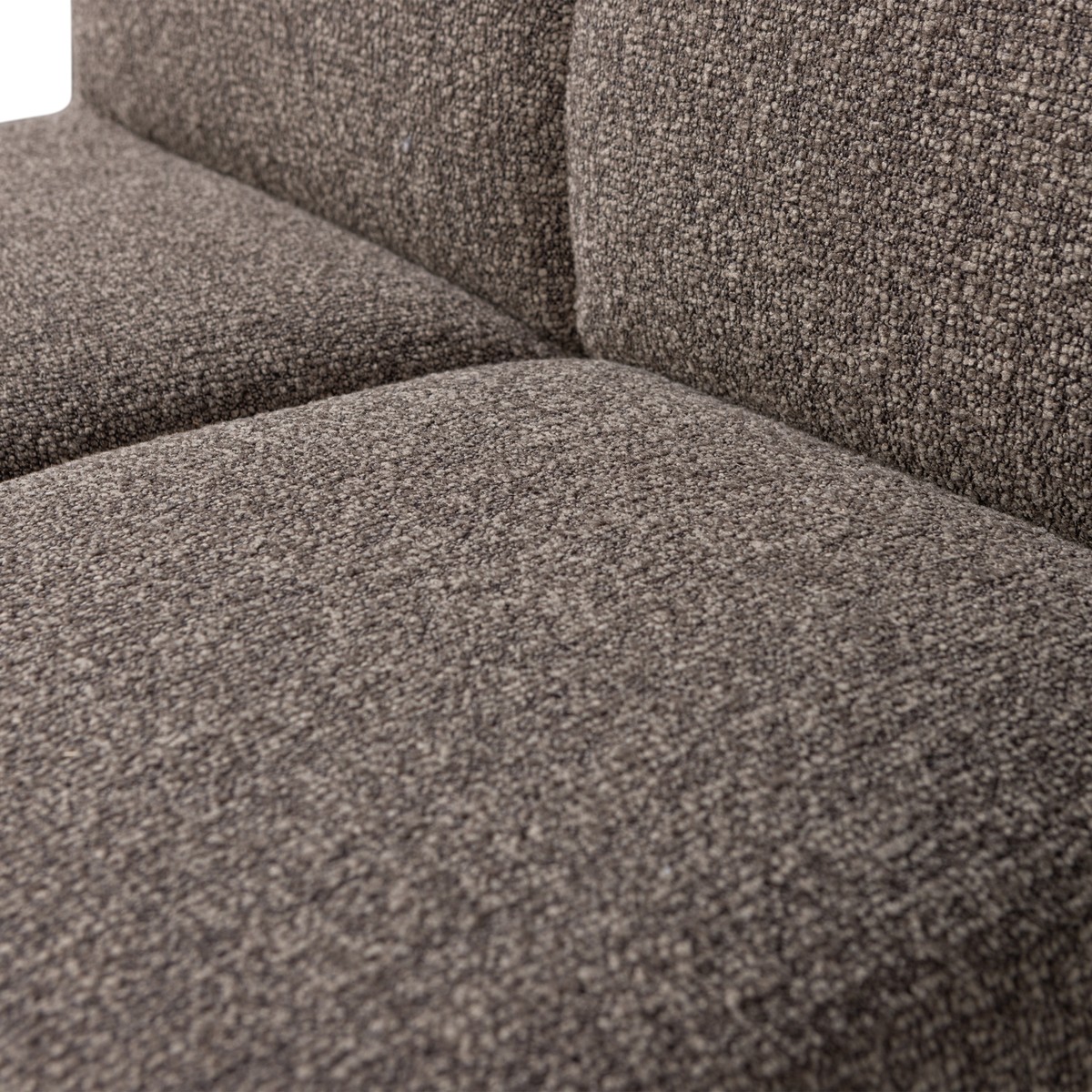 Esszimmerbank Eckbank MOJO 84 cm Element Bouclé braun melange
