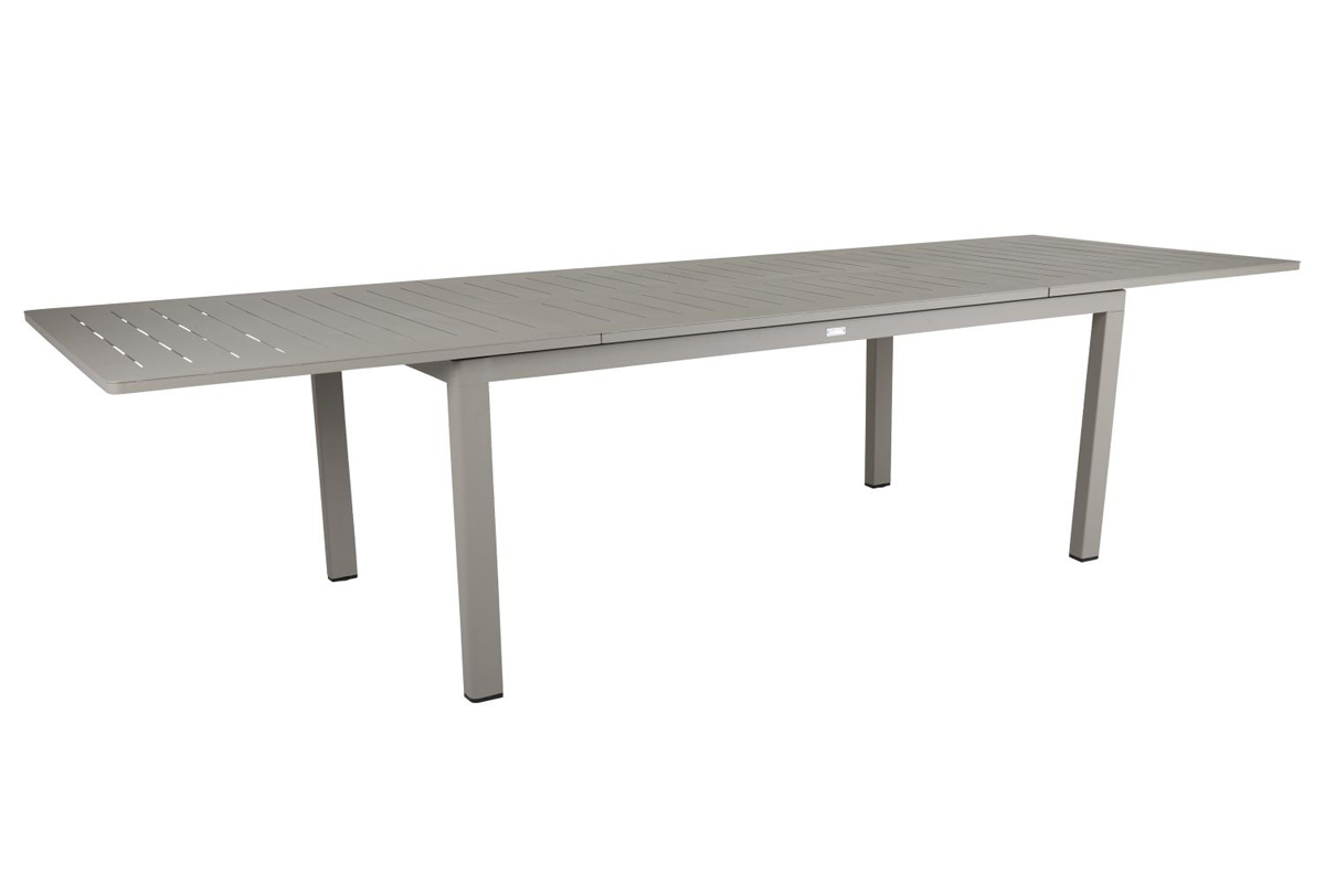 Gartentisch LOMMA khaki ausziehbar 194 - 312 cm Aluminium