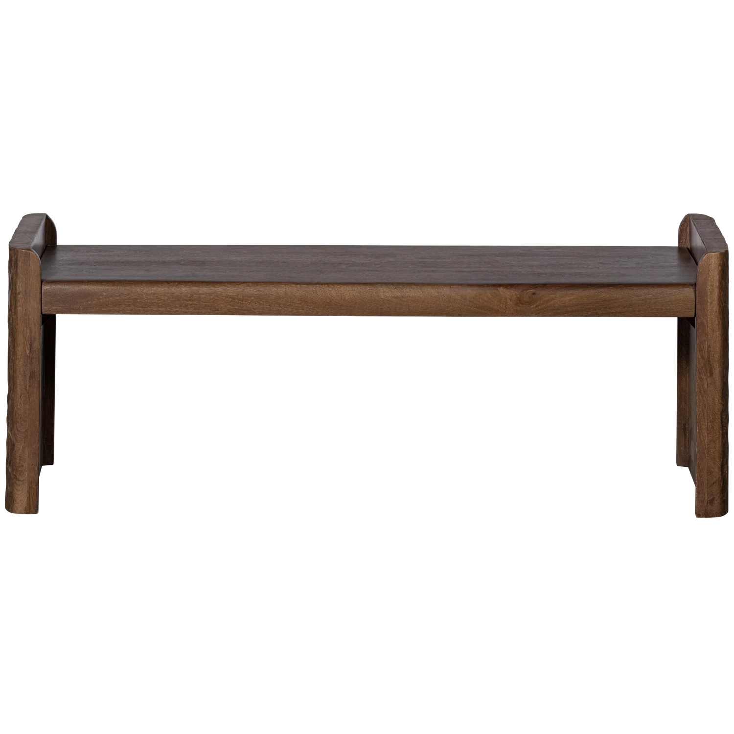 Esstischbank PROP 120 cm Mango Massivholz braun Sitzbank Bank