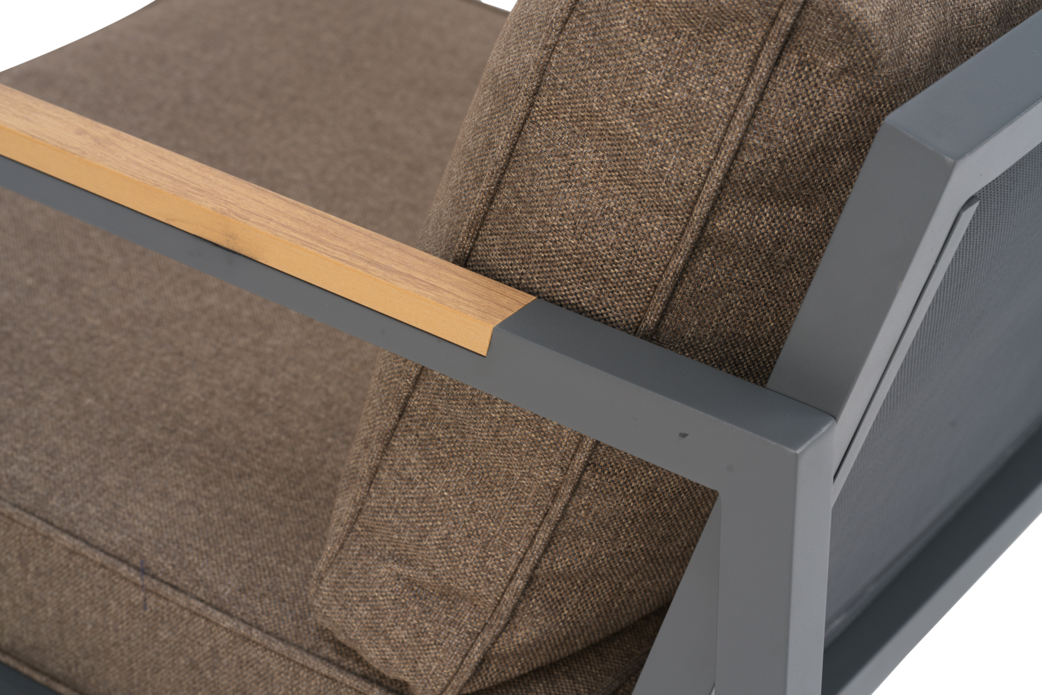 Garten Lounge Möbel Set Ecksofa Cap incl. Couchtisch Aluminium 