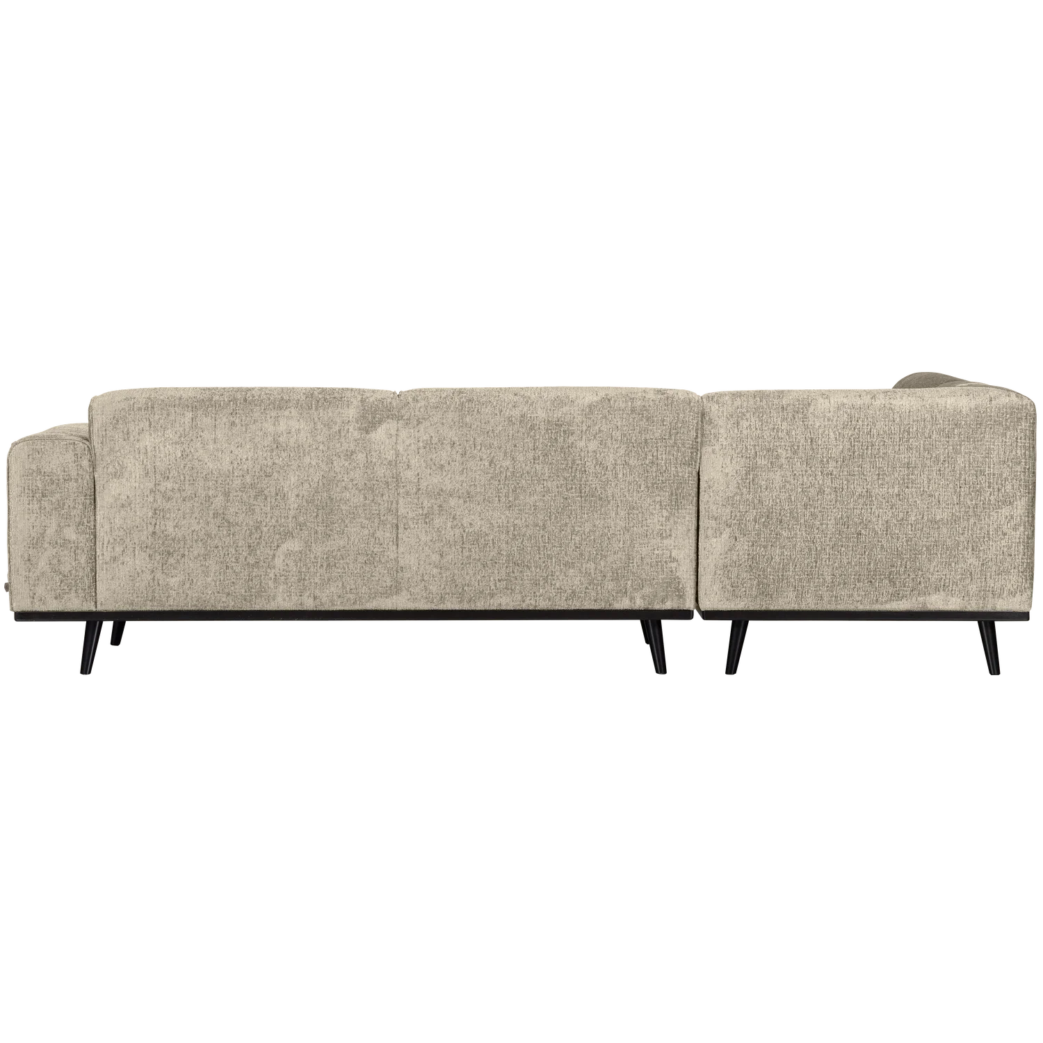 Ecksofa Statement Struktur Velvet wheatfield Chaiselongue links