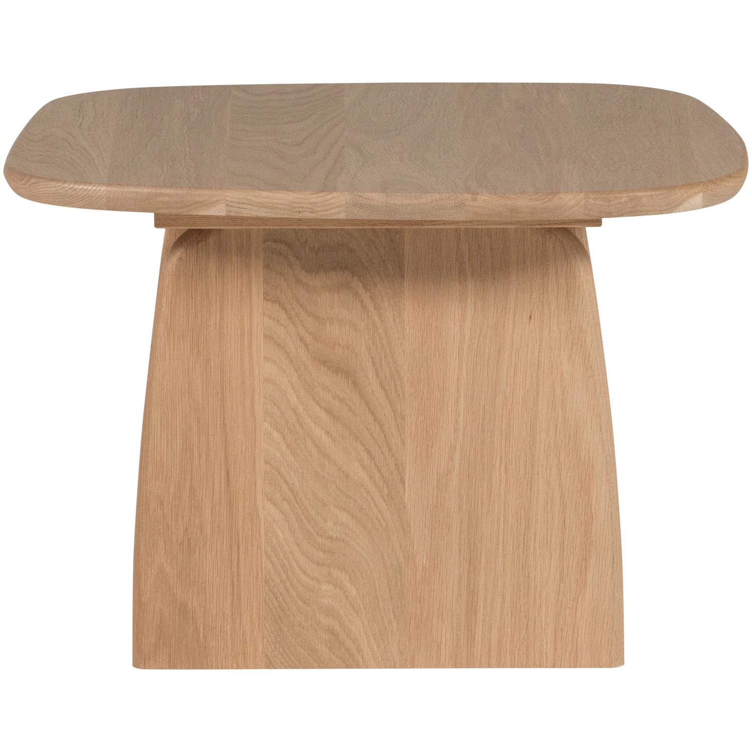 Couchtisch TABLO organisch 60 x 60 cm Eiche Massivholz 
