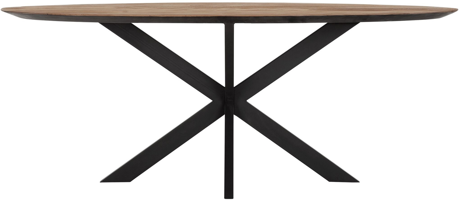 Esstisch Shape oval 240 x 110 cm recyceltea Teakholz