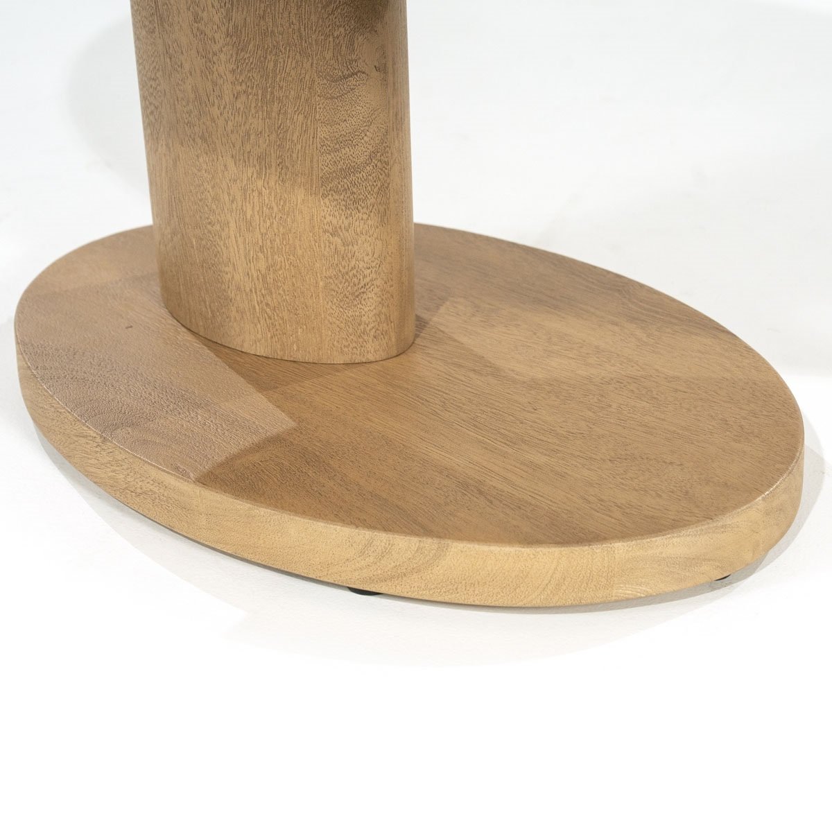 Couchtisch Novia oval 90 x 60 cm Mangoholz hell Sofatisch Beistelltisch