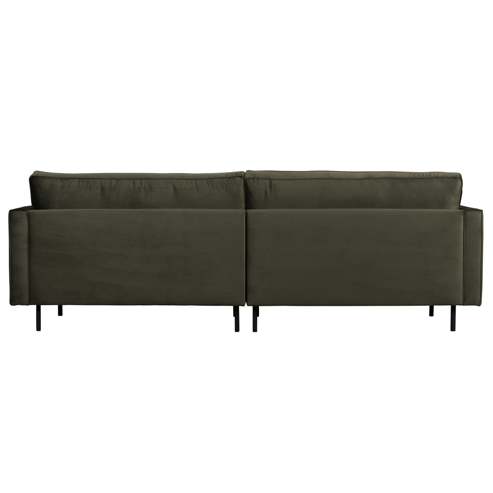 3 Sitzer Sofa Rodeo Samt Velvet dunkelgrün Couch Garnitur Couchgarnitur