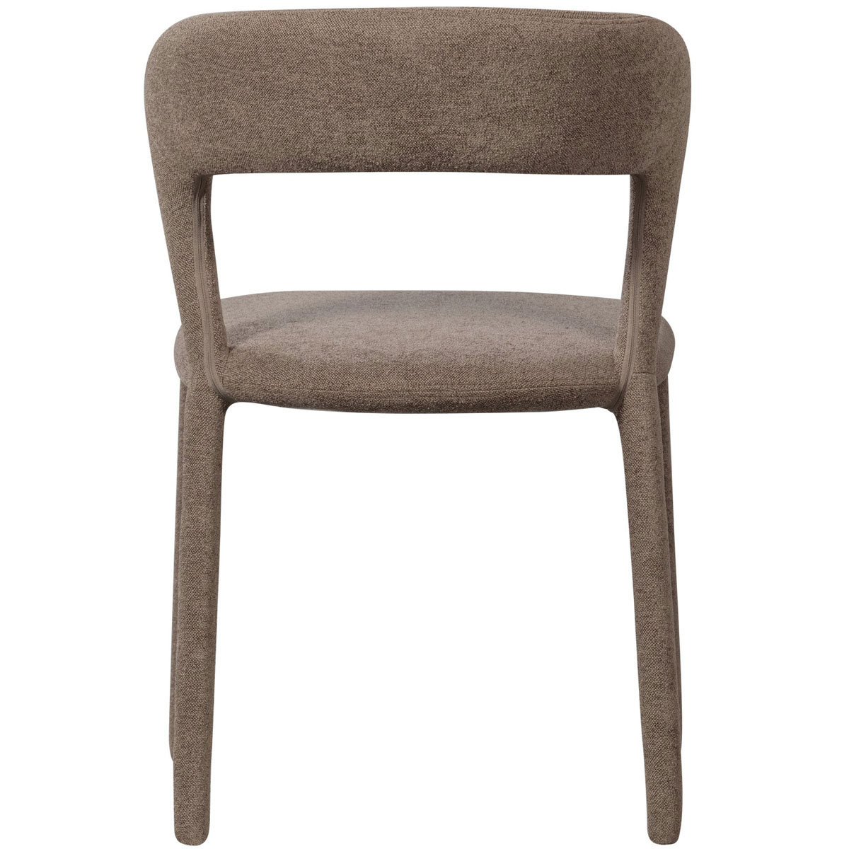 woood Esszimmerstuhl Stuhl NOBLE Webstoff taupe