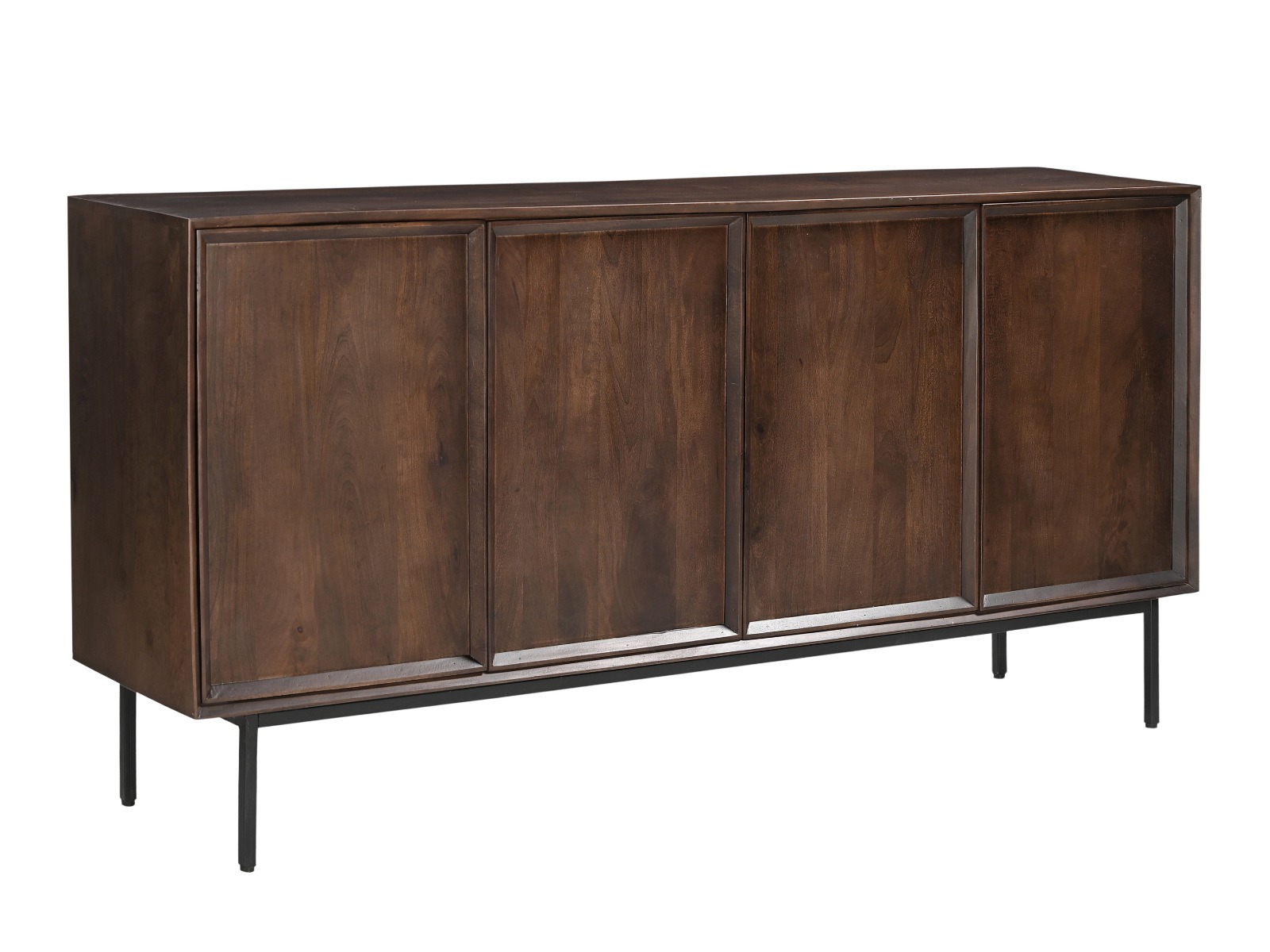 Sideboard Ravenstein 180 cm Mangoholz braun  