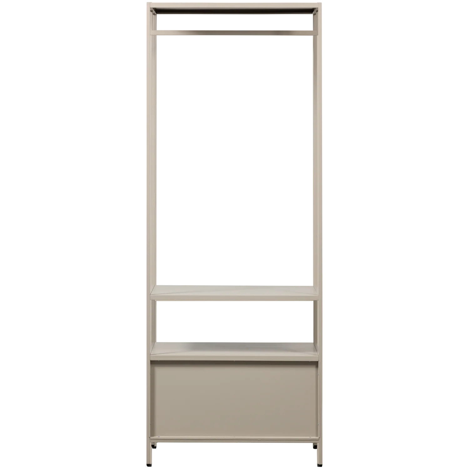 Kleiderschrank Kleiderständer Ferris B 70 cm Metall sandfarben 