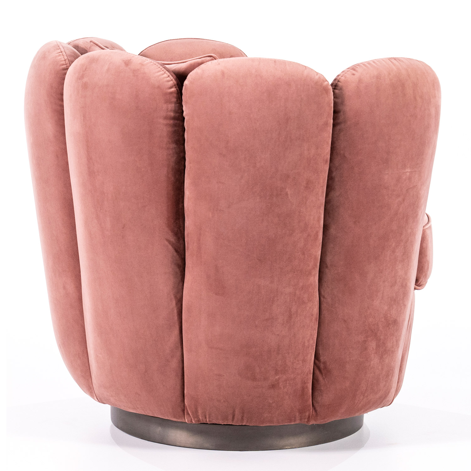 Retro Sessel Maria drehbar Samt Loungesessel