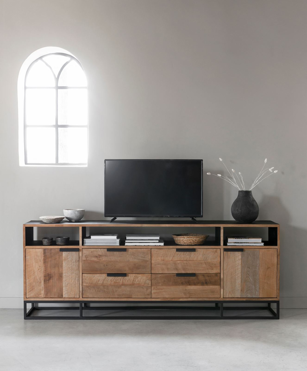 TV Möbel Cosmo No.3 Teakholz 200 cm Sideboard