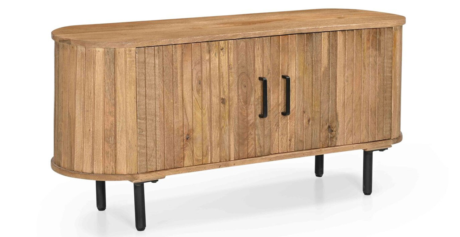 TV Lowboard JASMIN 120 cm Mango Holz natur
