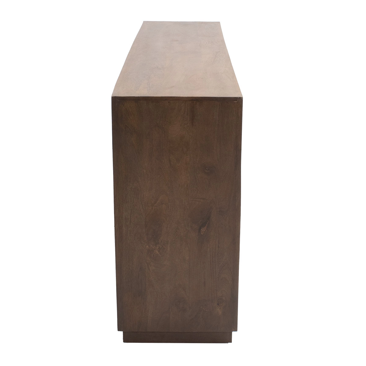 Sideboard Luxor 180 cm mit 3 Türen Kommode Mango Massivholz dunkelbraun