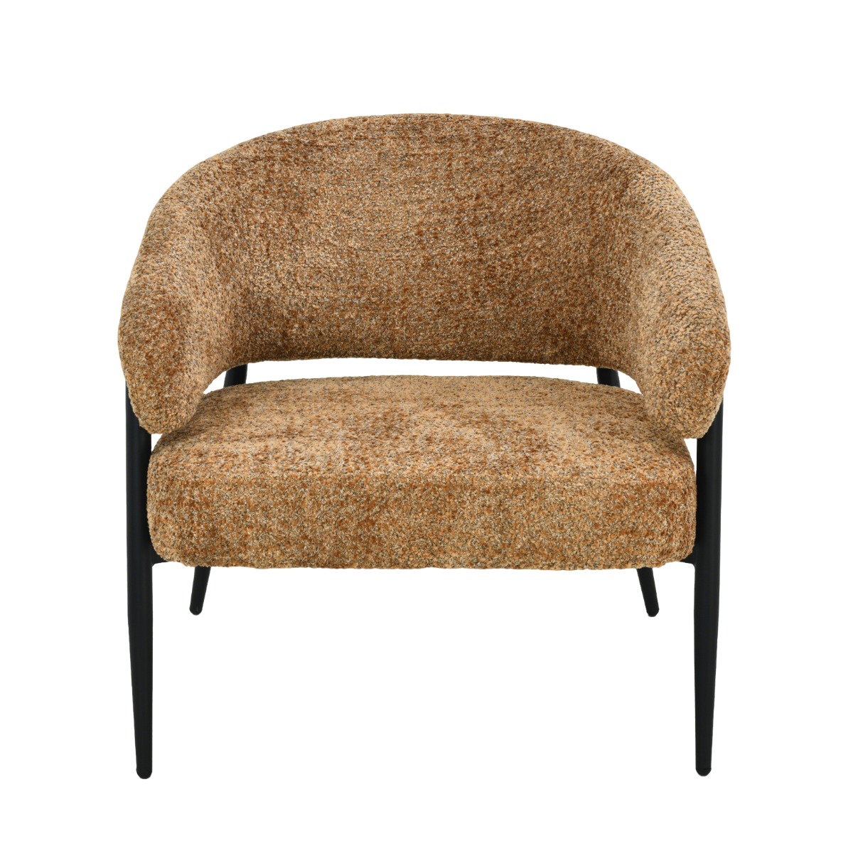 Sessel Dilan mit Armlehnen Stoff Cognac Relaxsessel Fernsehsessel