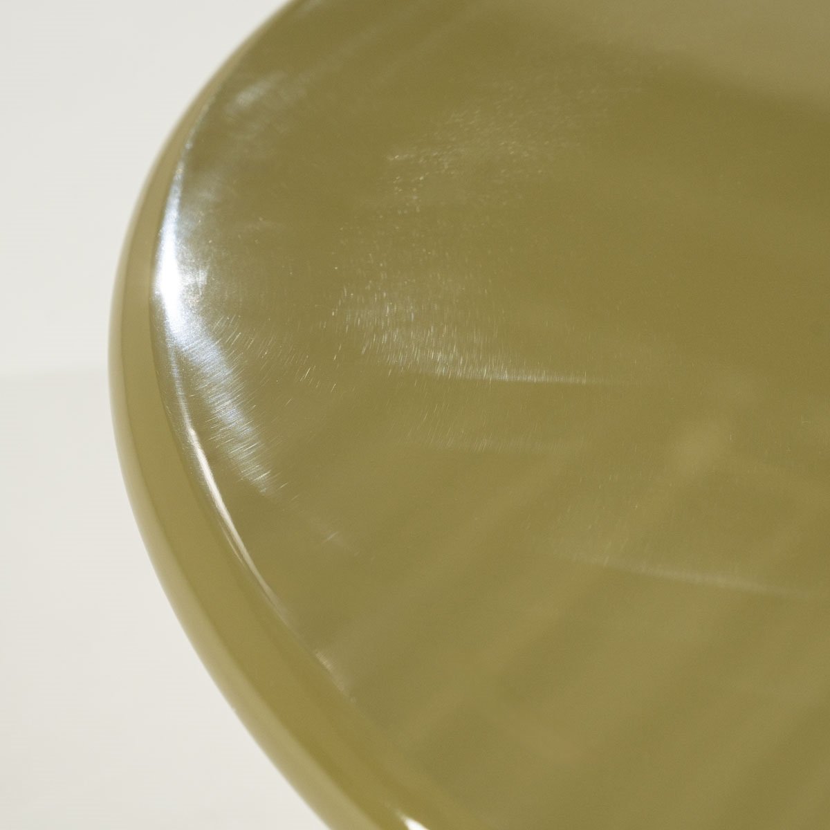 Beistelltisch Bloop Ø 80 cm MDF High Gloss grün Couchtisch