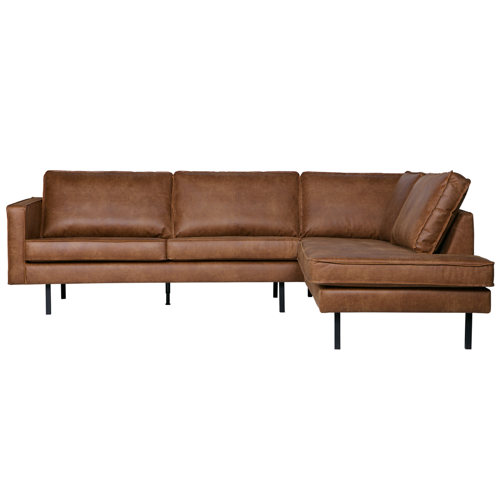 Ecksofa Rodeo recyceltes Leder cognac Sofa