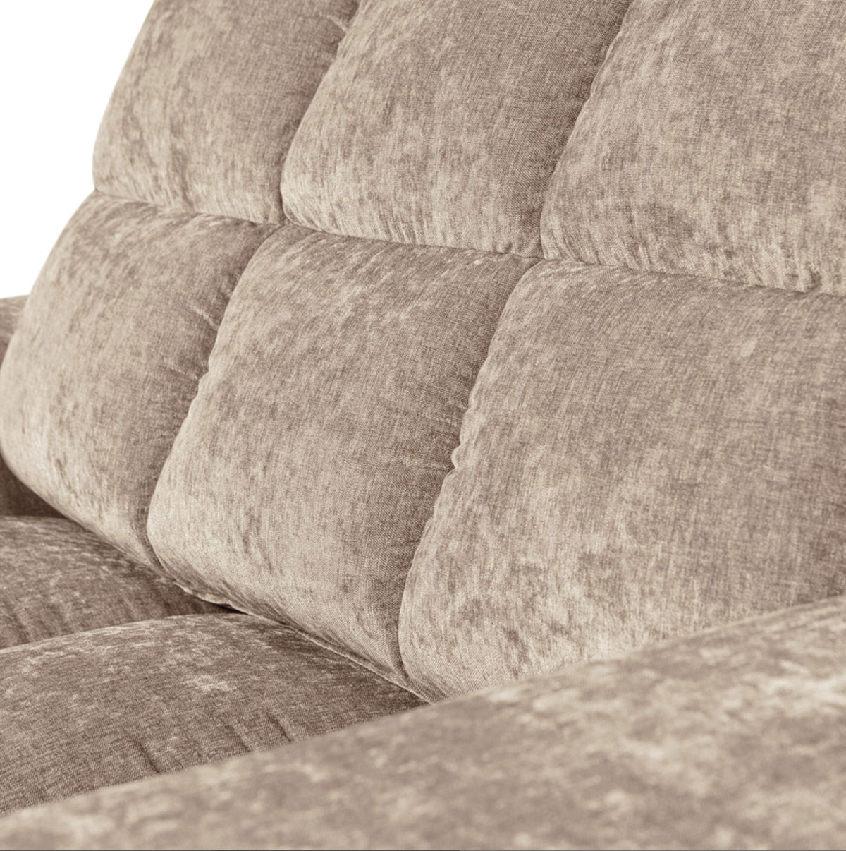 woood Loveseat Sessel SECOND DATE Webstoff vintage nougat Loungesessel