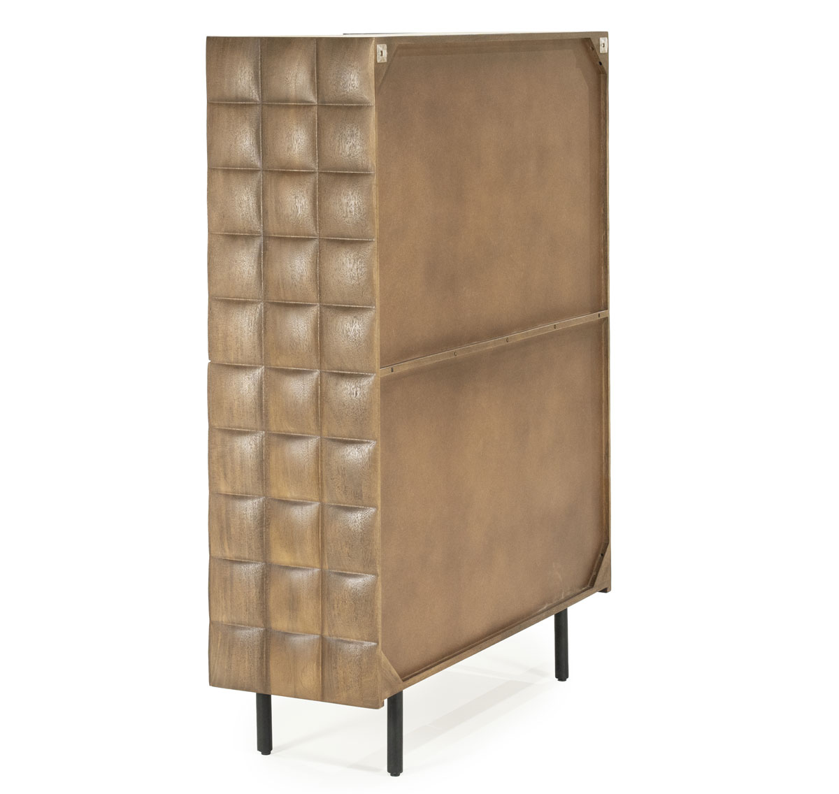 Highboard Felix H 147 cm mit 4 Türen Mango Holz