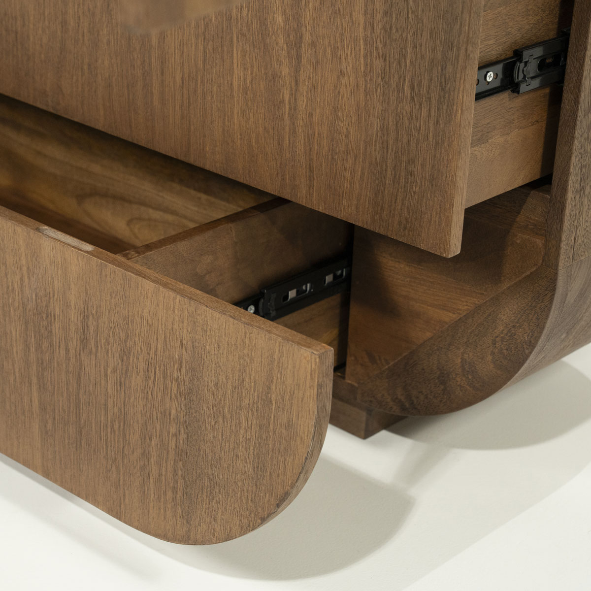 Highboard King mit 2 Türen Mango Holz Furnier