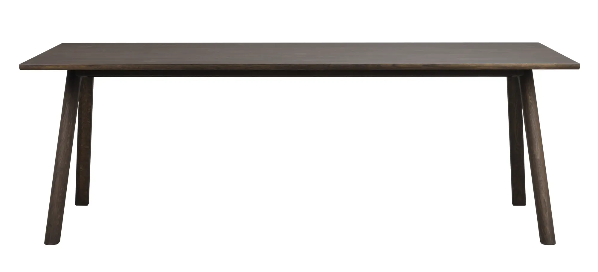Esstisch LAPPERON 220 x 95 cm Eiche dunkelbraun verlängerbar 310 cm