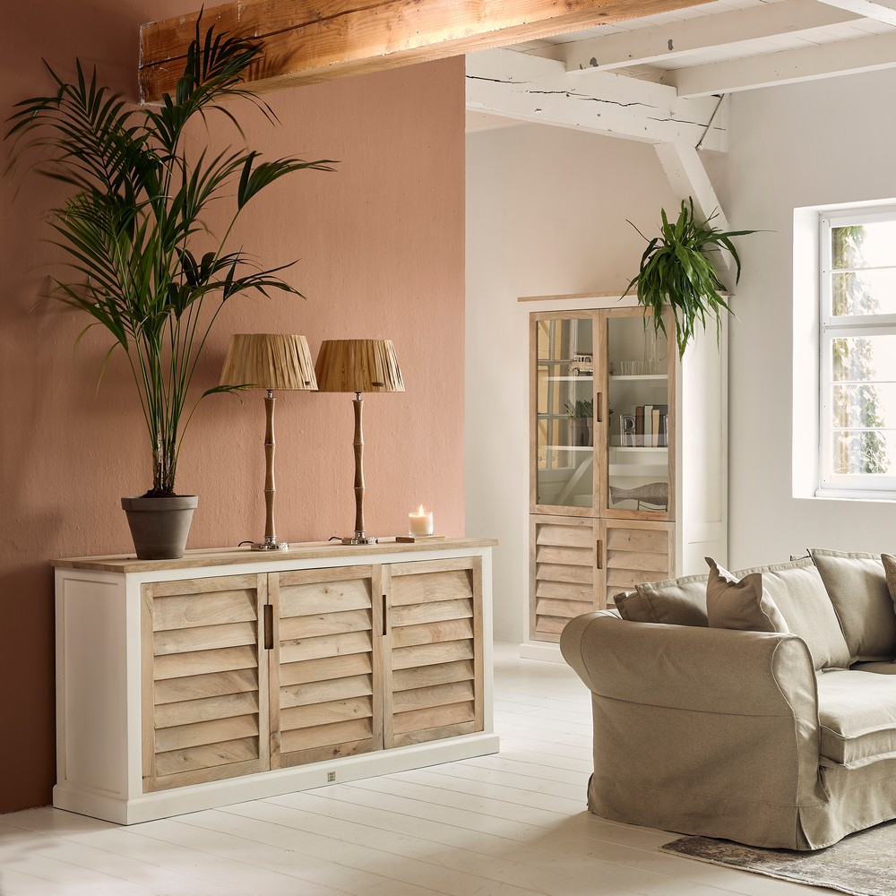 Rivièra Maison Kommode Dressoir PACIFICA natur weiß