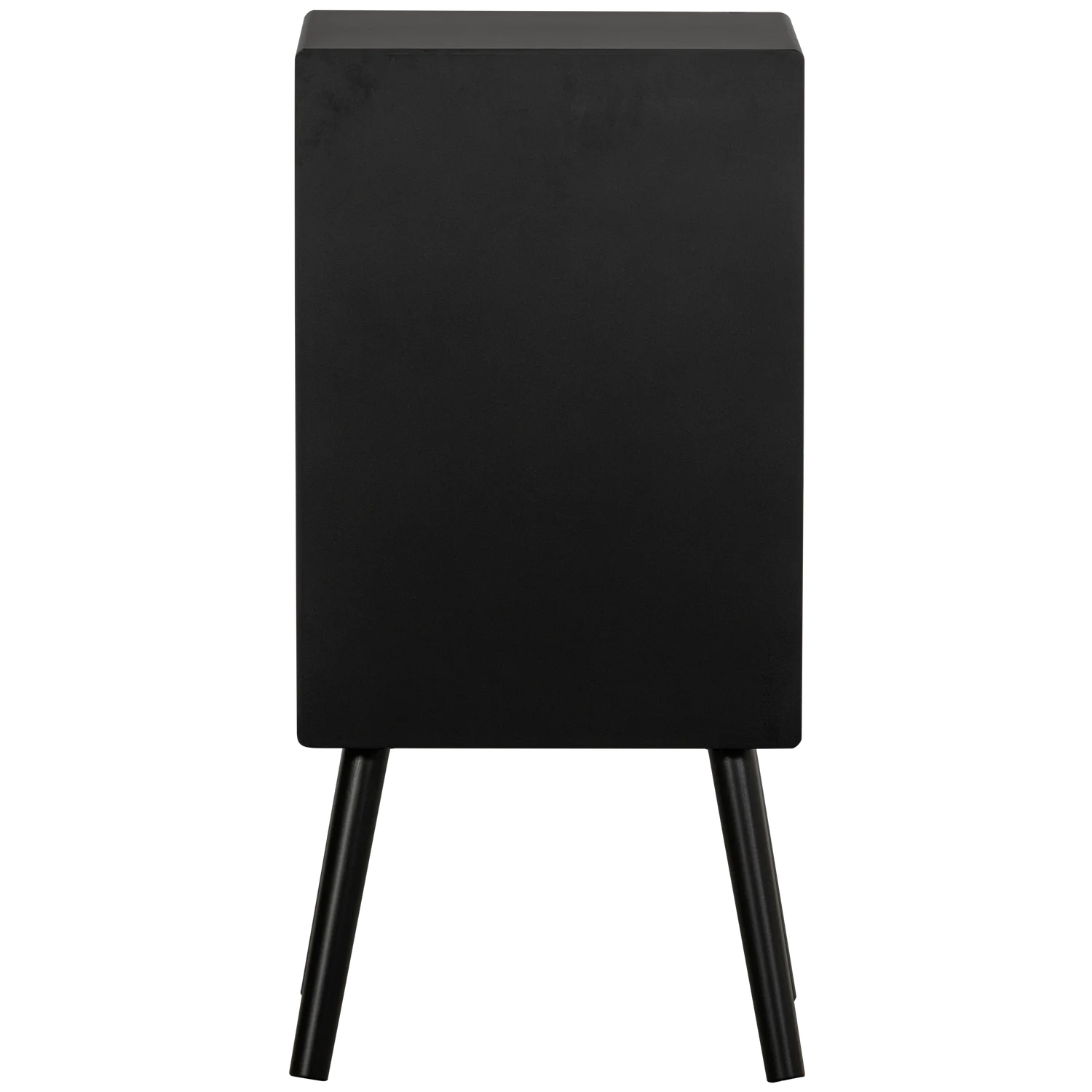 Nachtschränkchen OZZY H 75 cm MDF schwarz Nachttisch