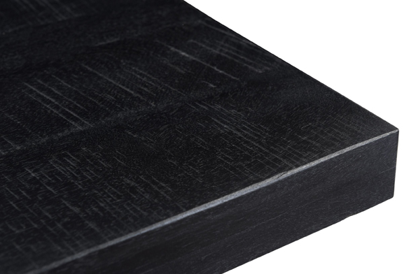 Esstisch Spider 200 x 100 cm Mango Holz schwarz