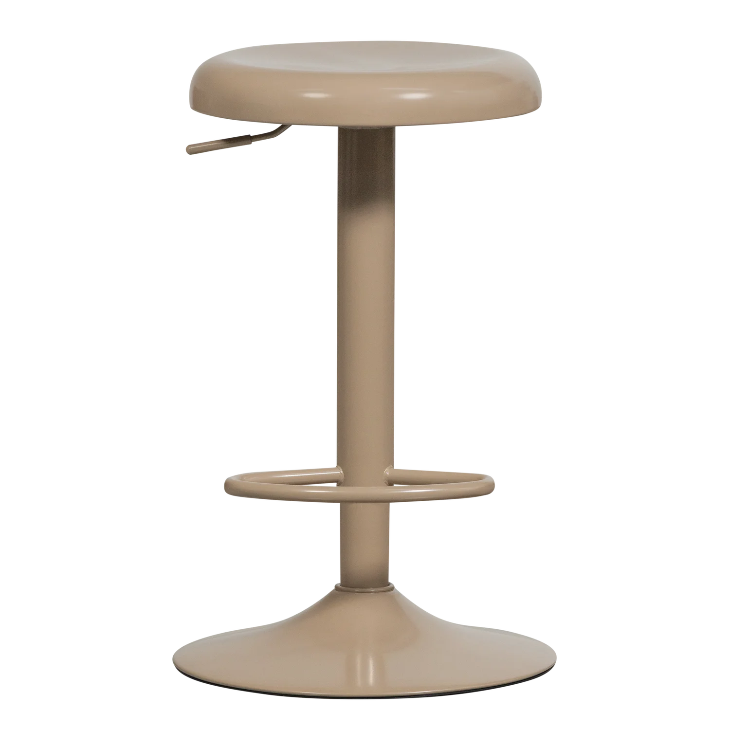 Barhocker ISAAC SH 61-81 cm höhenverstellbar Metall sandfarben Barstuhl