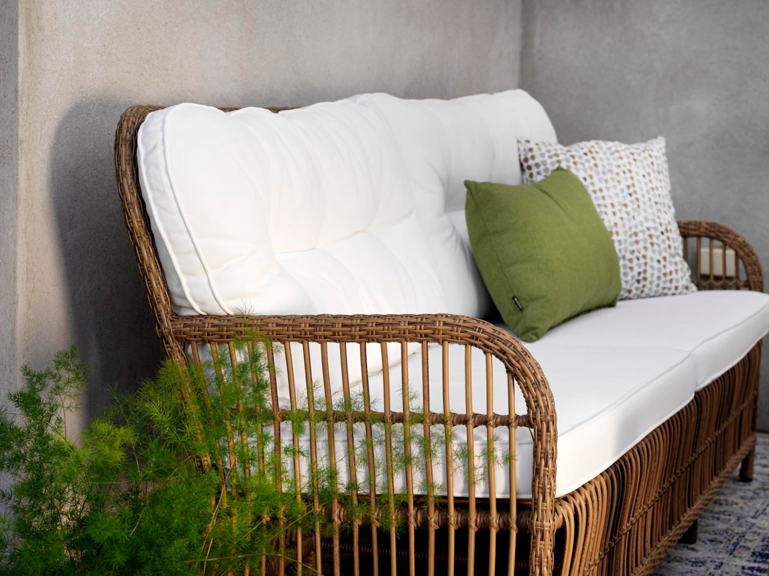 3 Sitzer Lounge Gartenbank Sofa Anemon Polyrattan