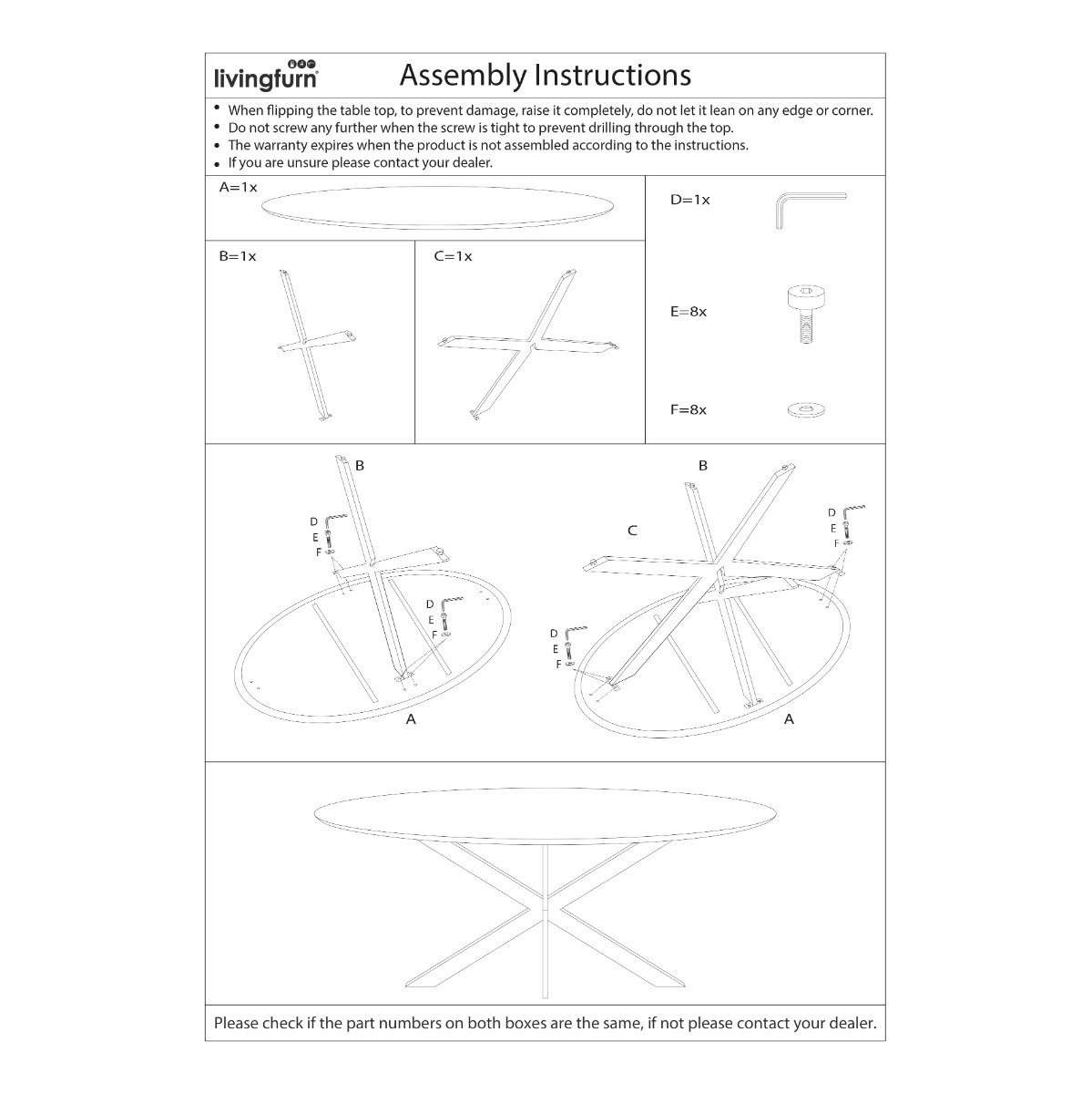 Esstisch Jesper rund Ø 130 cm Mangoholz schwarz