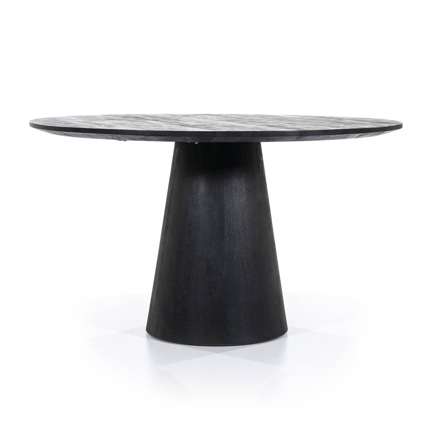 Esstisch Aron rund Ø 130 cm Mango Holz schwarz