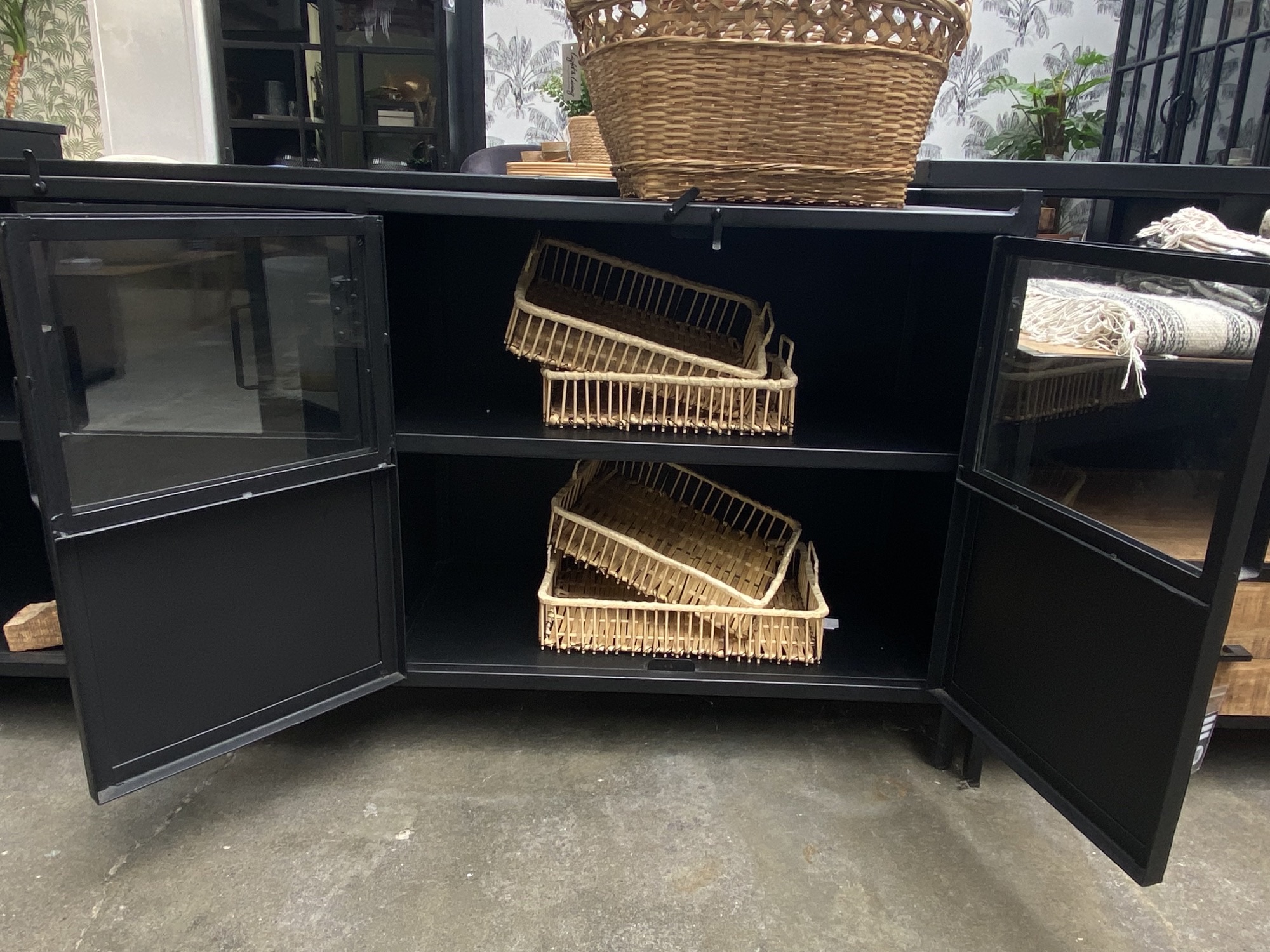 Retro Lounge Sessel Kita cream Teddy Stoff