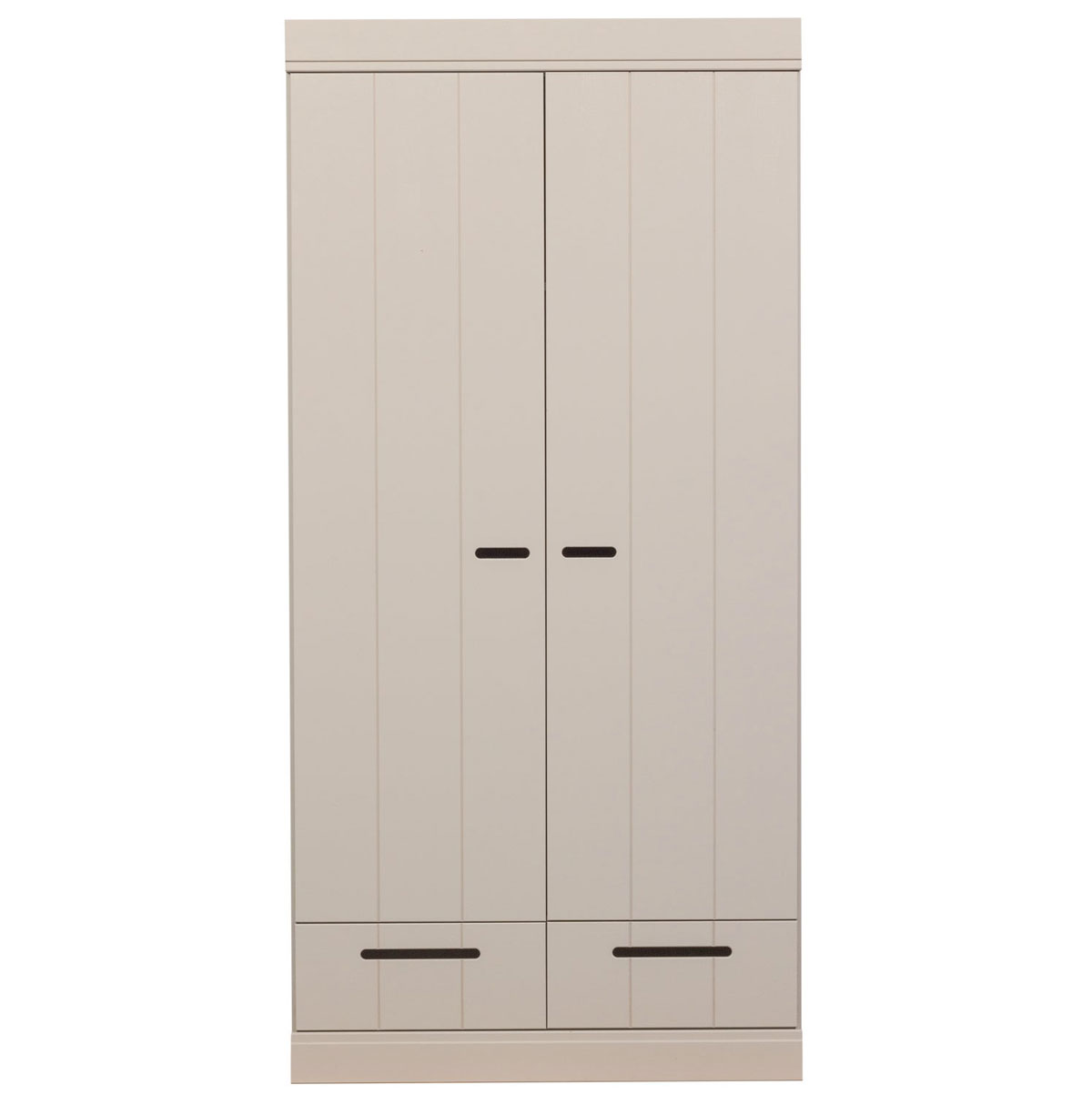 woood  Kleiderschrank Connect Kiefer staubgrau Schrank