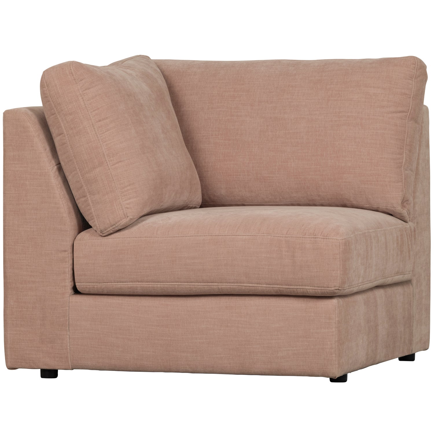 Sofaelement Eckbank FAMILY Eck Element Webstoff rosa