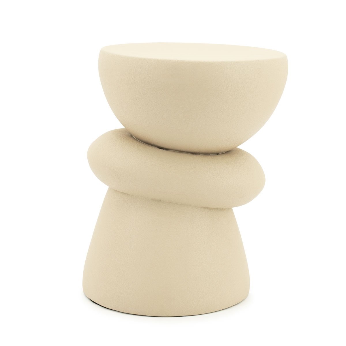 Beistelltisch Kerun H 47 cm Metall beige