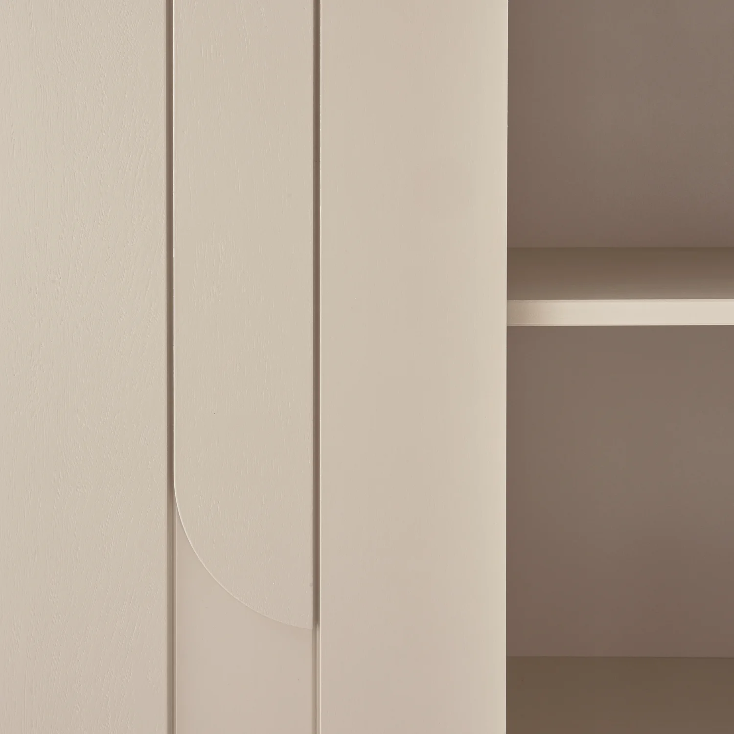 Kleiderschrank RAIN B 110 cm 2-türig Kiefernholz staubgrau Aufbewahrungsschrank