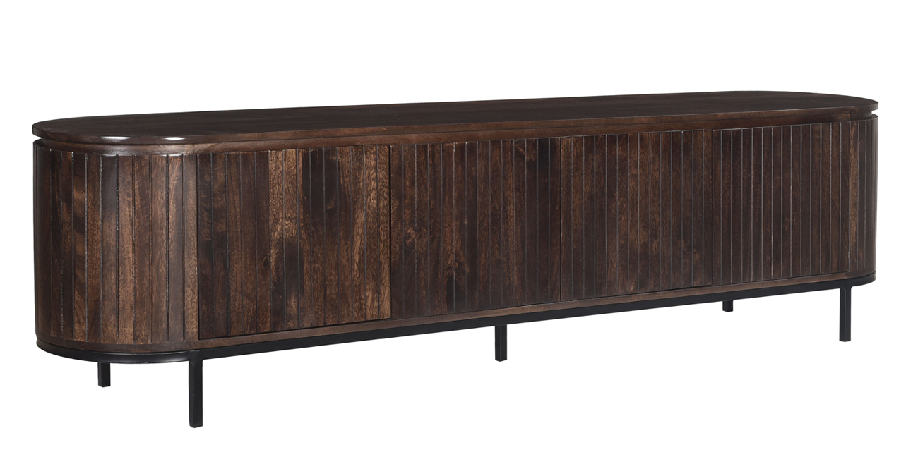 RETRO CHIC Lowboard Noor 210 cm Mangoholz