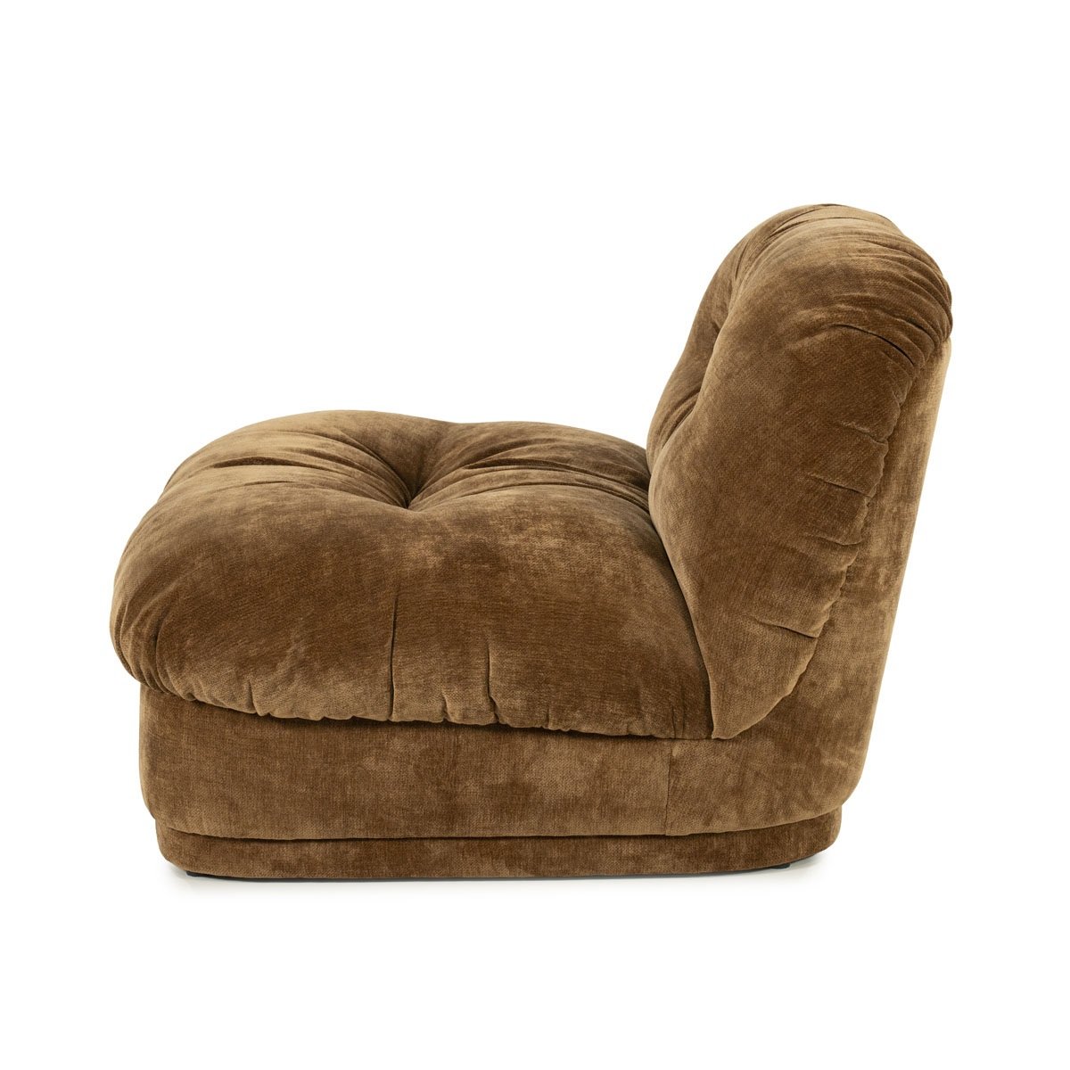 Sessel gepolstert Nook Stoff Blim senffarben