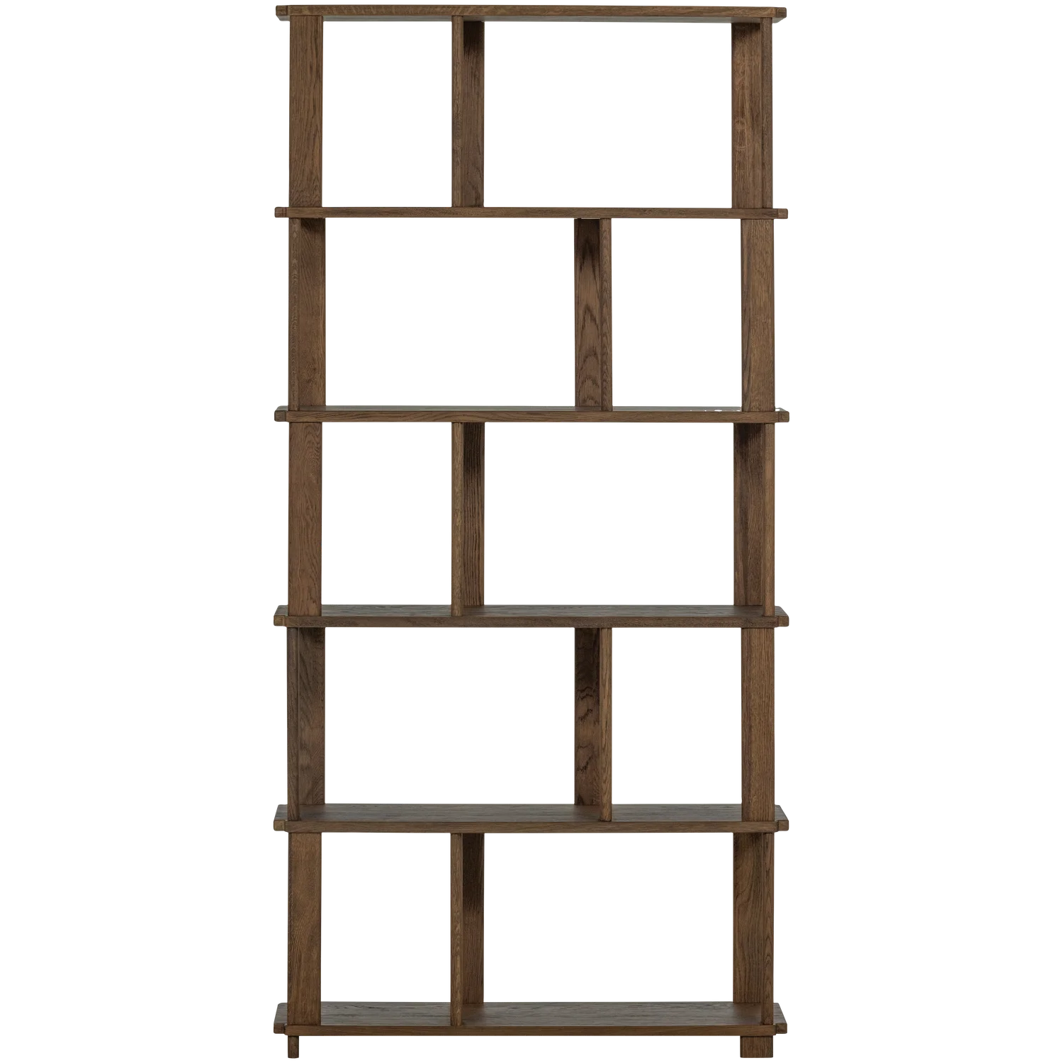 Bücherregal Regal RISS offen H 186 cm Eiche natur