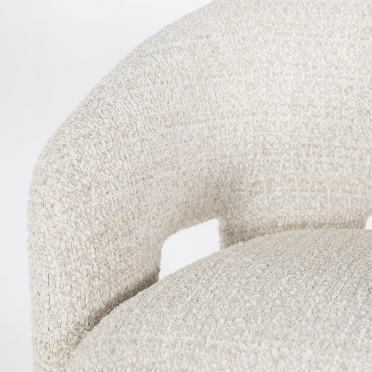 Esszimmer Stuhl Hamilton Armlehnstuhl stoffbezogen beige