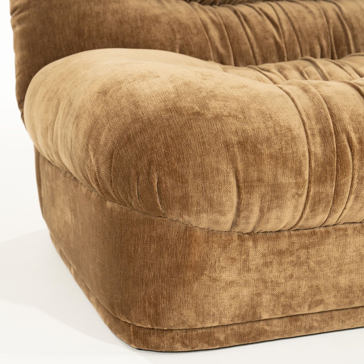 3 Sitzer Sofa Nook Stoff Blim senffarben Couch  